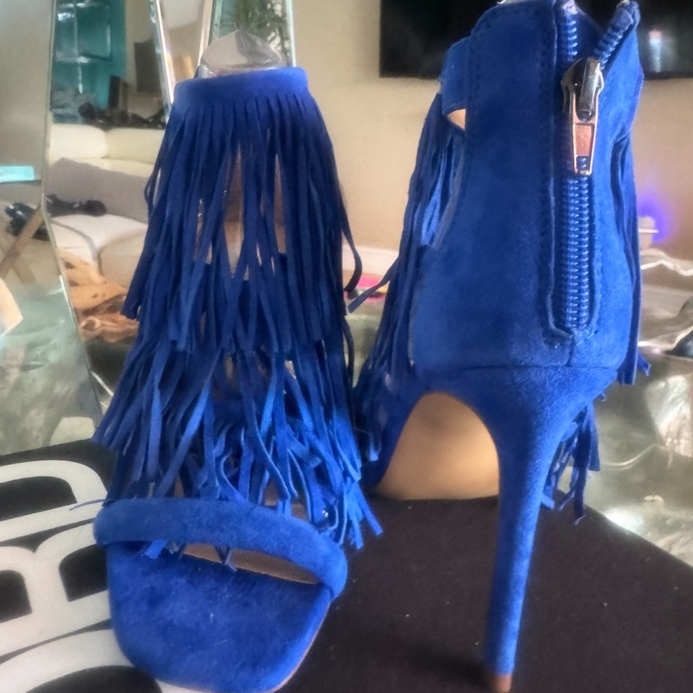 Steve Madden Fringe Stiletto Heels
